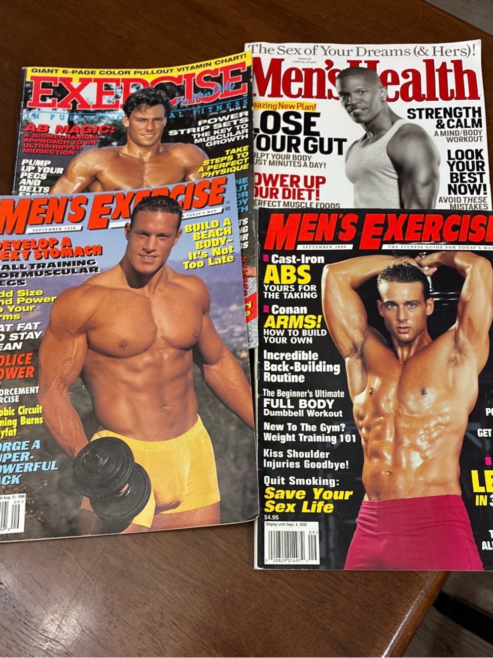 Vintage Fitness and Health Magazine Collection (Late 1990s – Early 2000s).